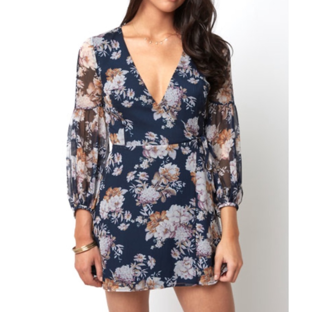 Wrap Mini Dress